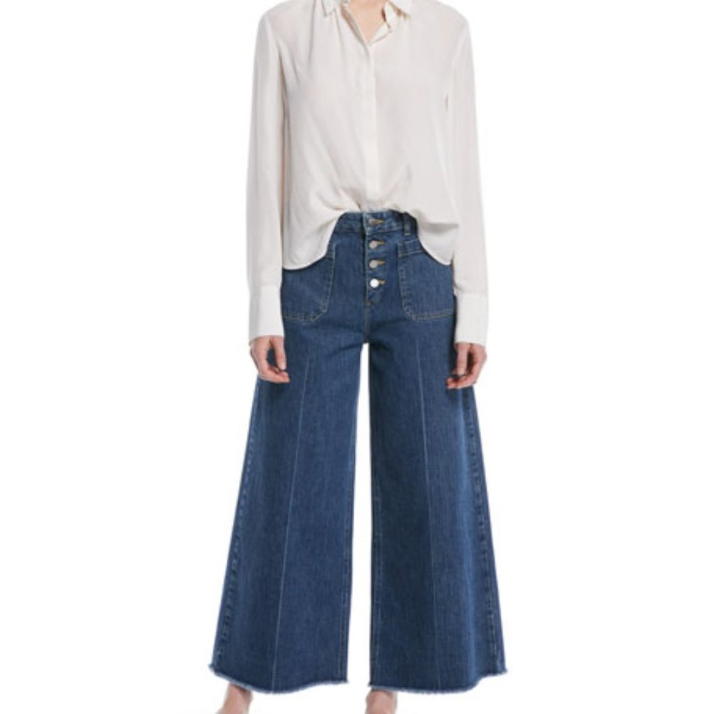 Elizabeth And James Carmine Wide Leg Jeans